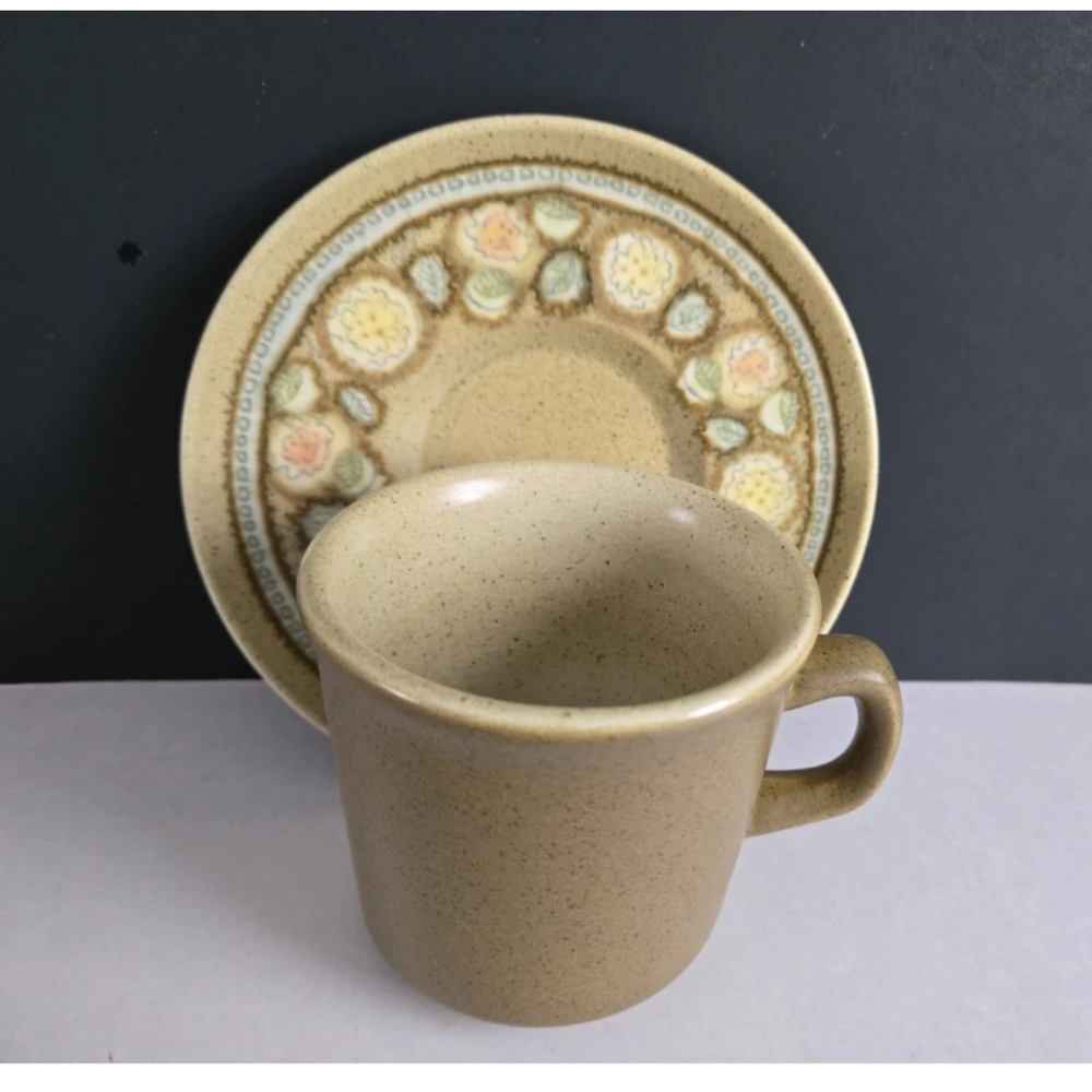 Franciscan Reflections Coffee Cup and Saucer Vintage